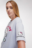 Camiseta manga corta, estampado de Hello Kitty