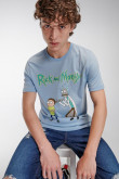 Camiseta, con estampado en frente, de Rick & Morty