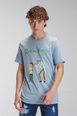 Camiseta, con estampado en frente, de Rick & Morty
