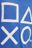 Camiseta cuello redondo, estampada de PlayStation.
