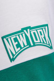 Camiseta estampada, cuello redondo, manga corta con estampado frente