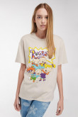 Camiseta manga corta estampado de Aventuras en Pañales.