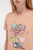 Camiseta manga corta estampado de La Vida moderna de Rocko.