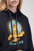 Buzo capota, estampado de Garfield