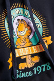 Buzo capota, estampado de Garfield