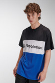 Camiseta cuello redondo, estampada de PlayStation.