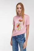 Camiseta manga corta, estampada de Garfield.