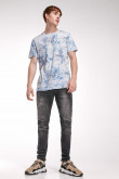 Camiseta manga corta estampada
