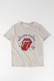 Camiseta, estampado de Rolling Stones