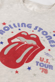 Camiseta, estampado de Rolling Stones