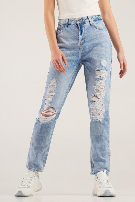 Jean boyfriend con rotos