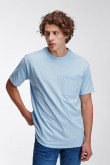 Camiseta manga corta unicolor.