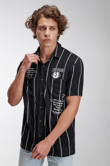 CAMISA CON ESTAMPACION FELIX EL GATO
