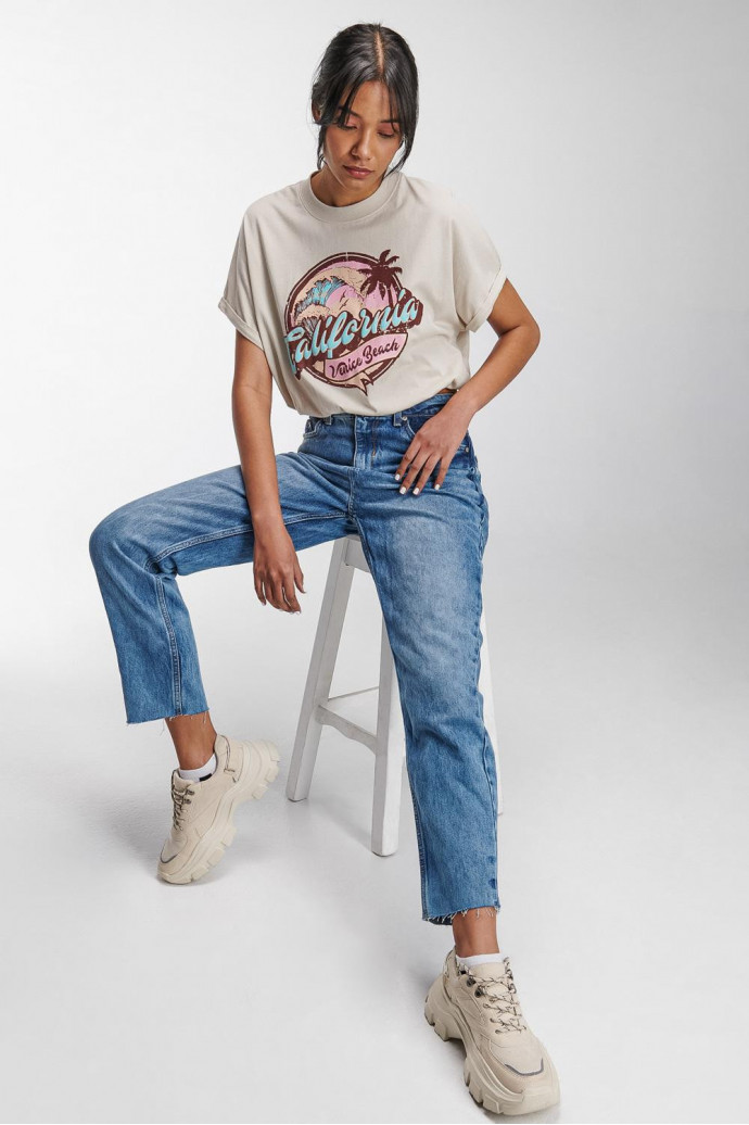 Pantalon Jean Mom