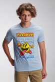 Camiseta manga corta, estampada en frente de Pacman.