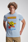 Camiseta manga corta, estampada en frente de Pacman.