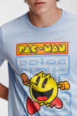 Camiseta manga corta, estampada en frente de Pacman.