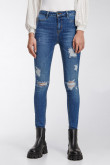 jean Jegging tiro alto