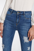 jean Jegging tiro alto