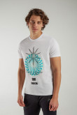 Camiseta manga corta estampada.