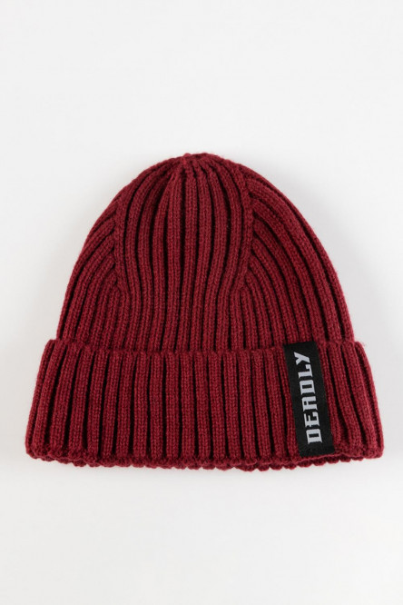 Gorro tejido unicolor