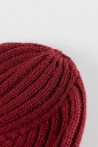 Gorro tejido unicolor