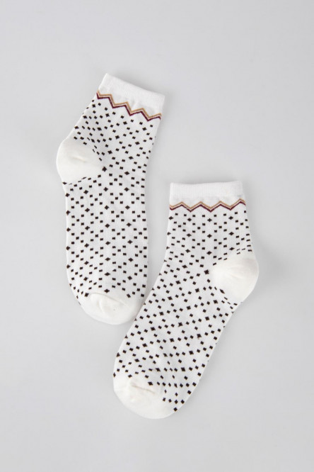 Medias Cortas con Diseño.