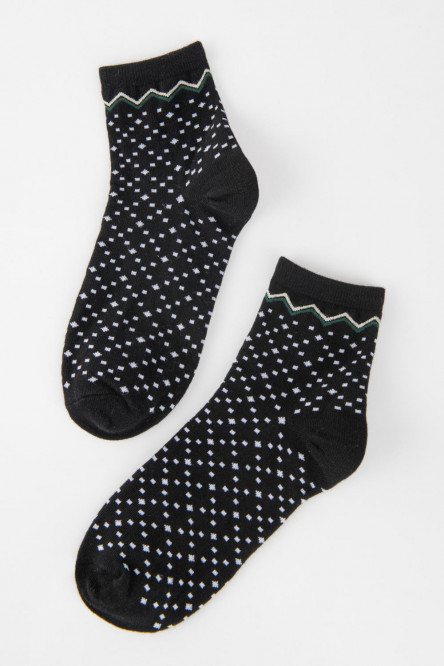 Medias Cortas con Diseño.