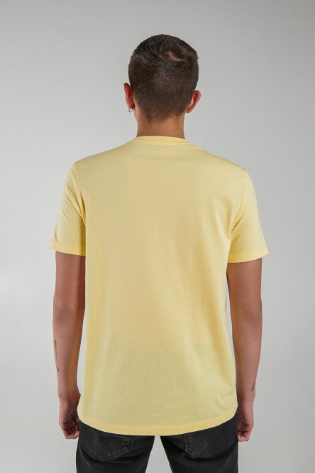 Camiseta básica manga corta estampada.