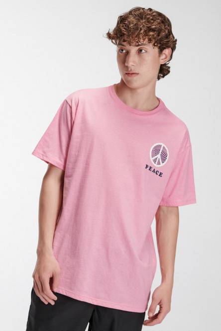 Camiseta manga corta con estampado.
