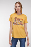 Camiseta manga corta, estampado de Los Picapiedra