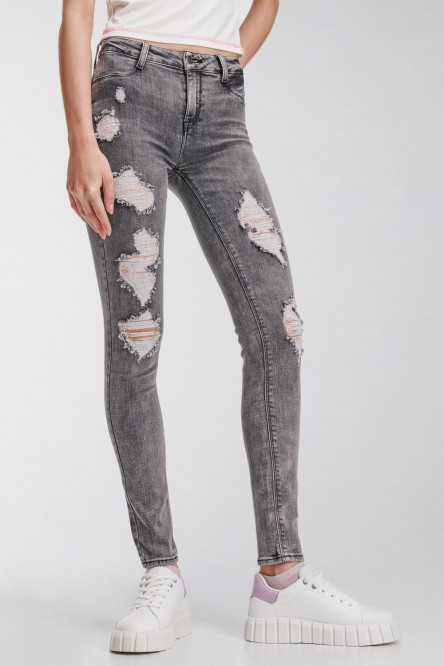 Jean Jegging tiro alto
