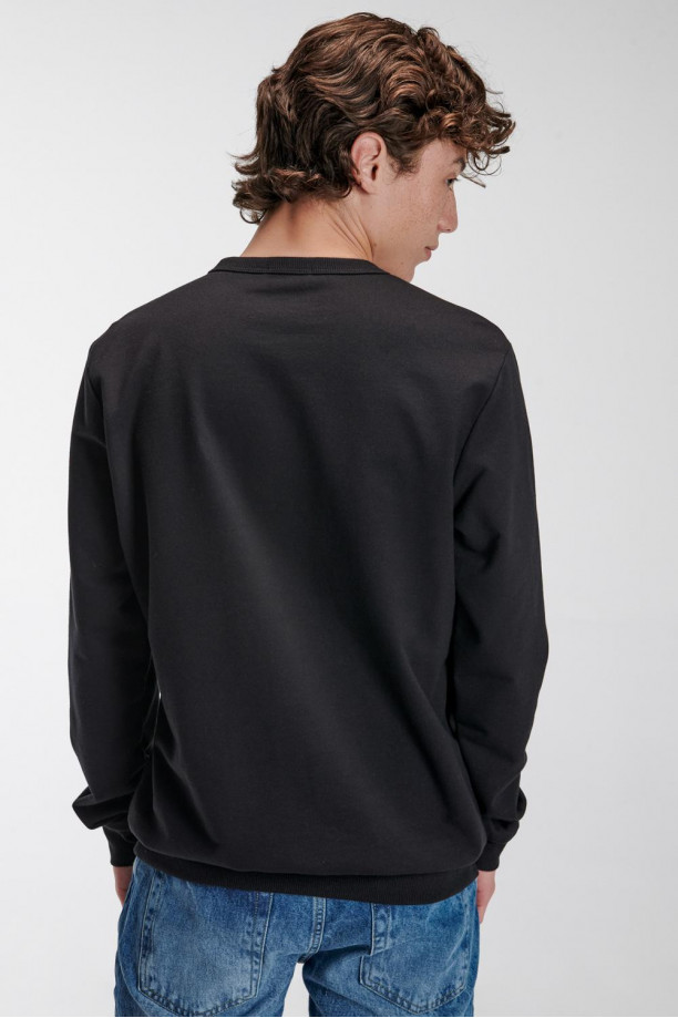 Buzo cuello redondo estampado