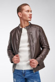 Chaqueta efecto piel