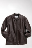 Chaqueta efecto piel