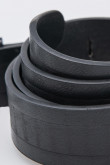 Cinturon unicolor, hebilla metalica