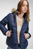 Chaqueta acolchada con capota