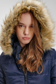 Chaqueta acolchada con capota