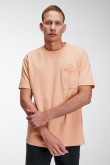 Camiseta manga corta unicolor.