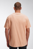 Camiseta manga corta unicolor.