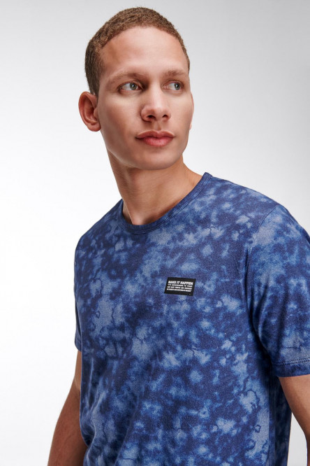 Camiseta manga corta estampada