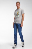 Camiseta, con estampado en frente, de Rick & Morty
