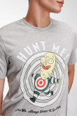 Camiseta, con estampado en frente, de Rick & Morty