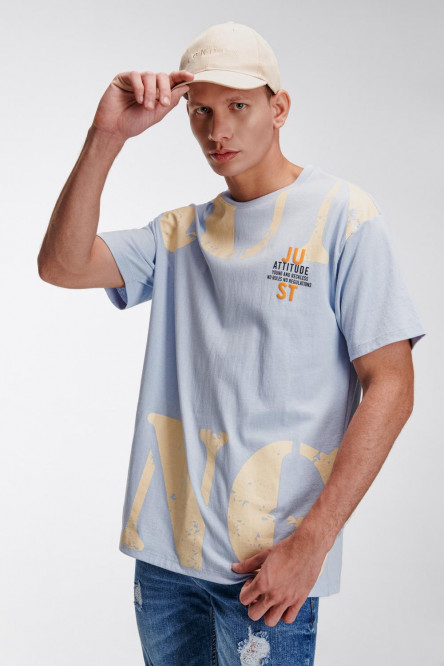 Camiseta para hombre, manga corta, oversize
