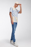 Camiseta para hombre, manga corta, oversize