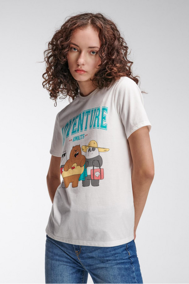 Camiseta manga corta estampada de Escandalosos