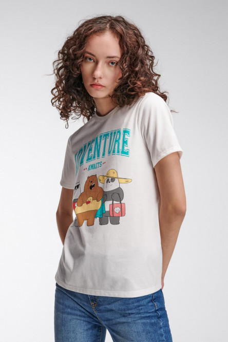 Camiseta manga corta estampada de Escandalosos