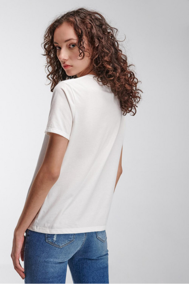 Camiseta manga corta estampada de Escandalosos