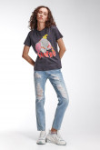 Camiseta manga corta estampada de Dumbo.