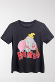 Camiseta manga corta estampada de Dumbo.